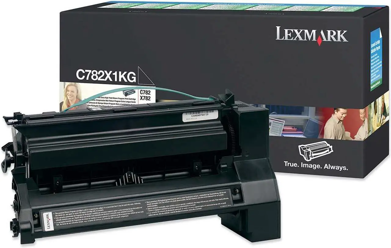 Main image of Lexmark C782X1KG Extra High Yield Return Program Toner Cartridge - Black