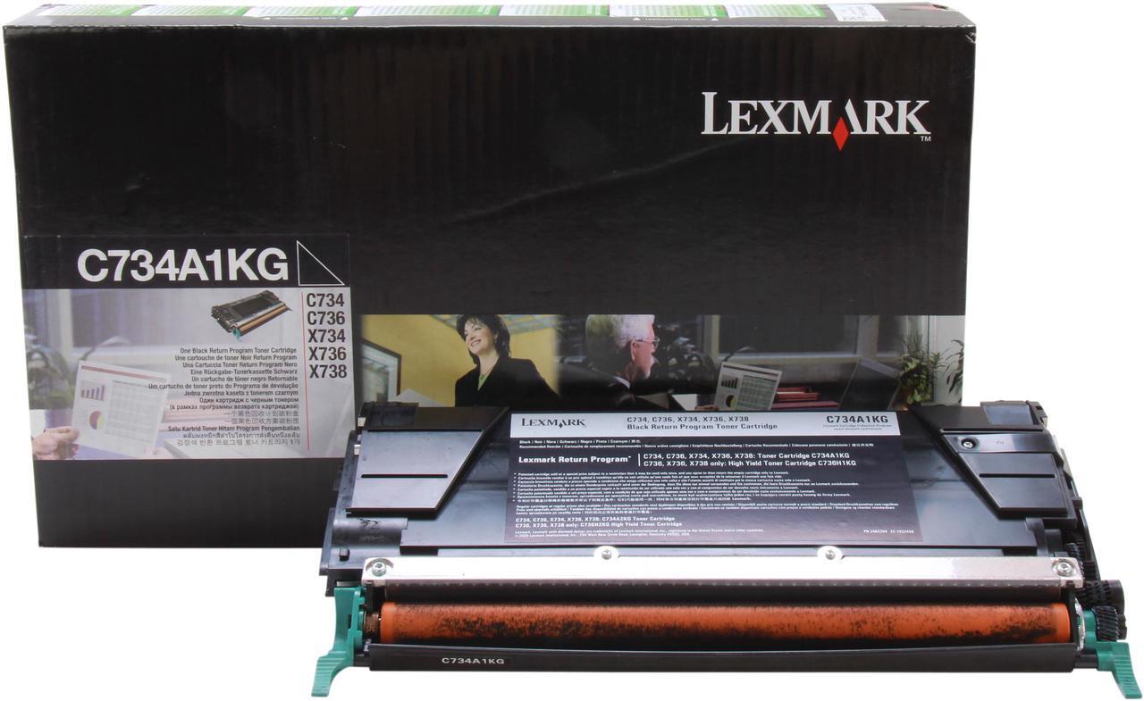 Alt view image 2 of 5 - Lexmark C734A1KG Return Program Toner Cartridge - Black