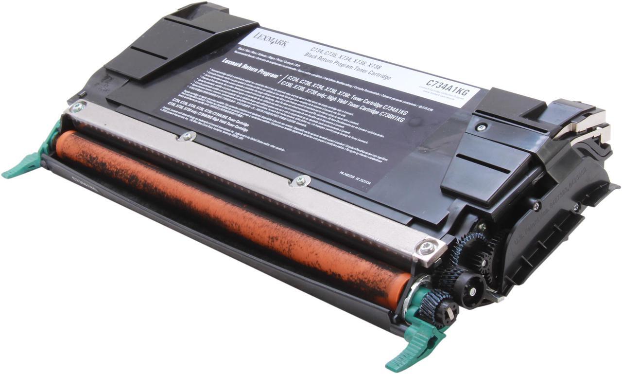 Alt view image 3 of 5 - Lexmark C734A1KG Return Program Toner Cartridge - Black