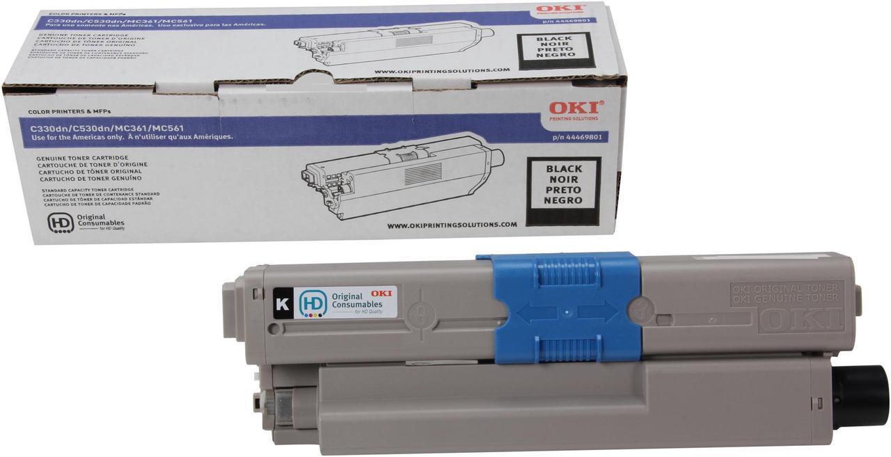 Alt view image 2 of 8 - Oki Data 44469801 Toner Cartridge - Black