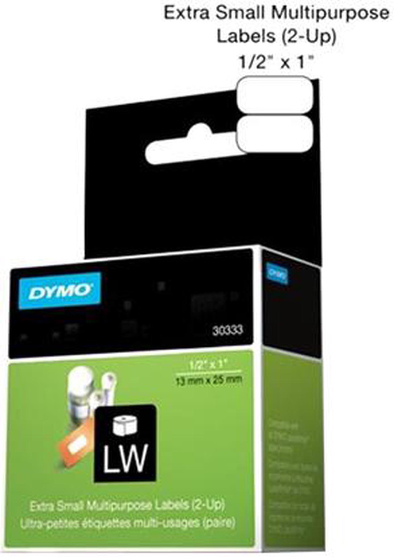 Main image of Dymo 30333 Labelwriter Multipurpose Labels 0.5 x 1 Inches, 1000 Labels/Roll, 1 Roll/Box