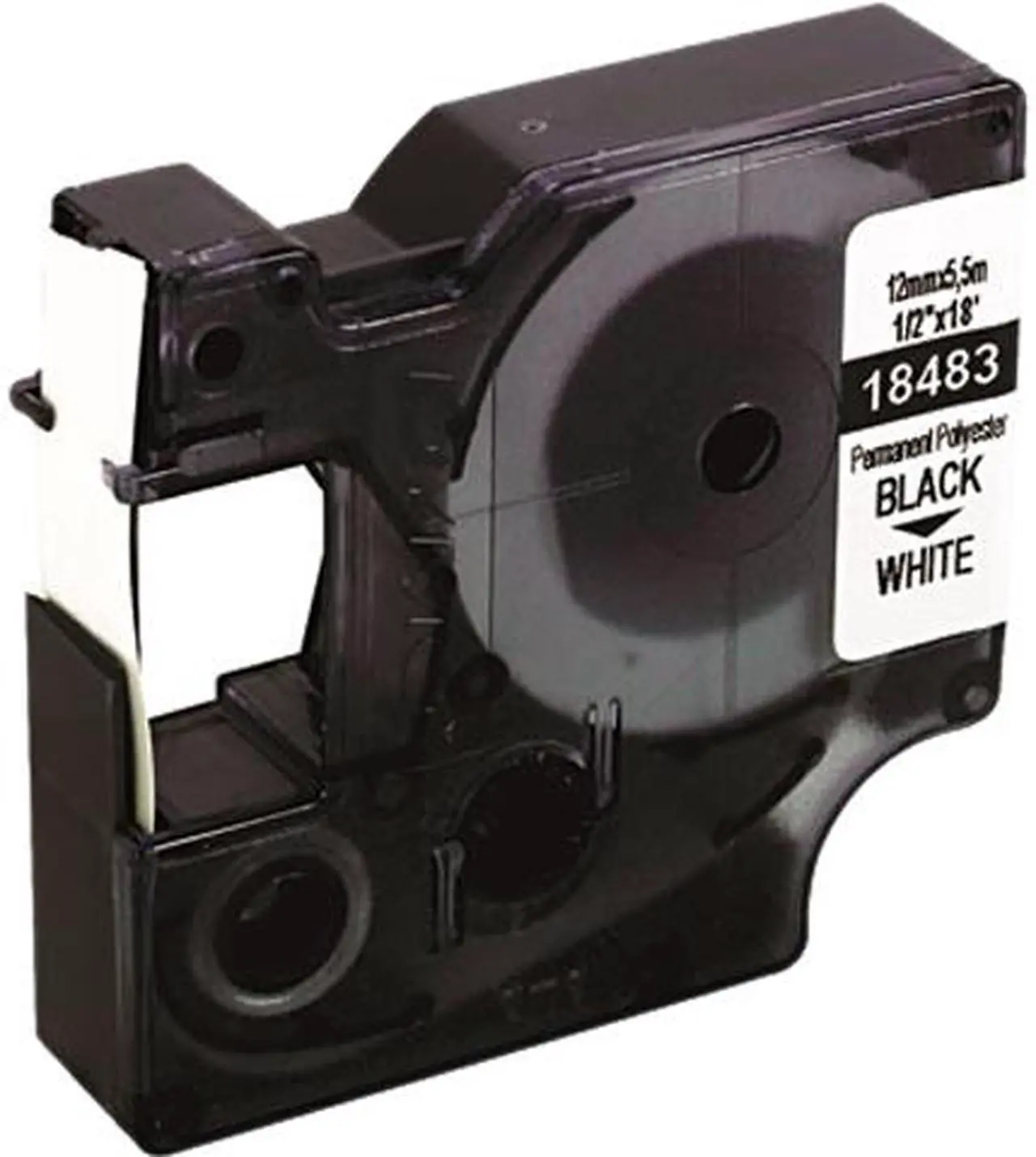 Main image of Dymo 18483 Rhino PRO Wire and Cable Label Tape 0.50" Width x 18 ft Length - 1 Each - White