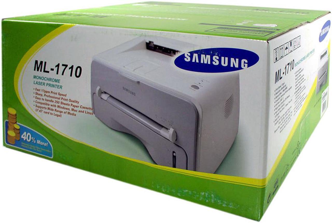 Alt view image 6 of 6 - Samsung ML Series ML-1710 Personal Up to 17 ppm Monochrome USB Laser Printer