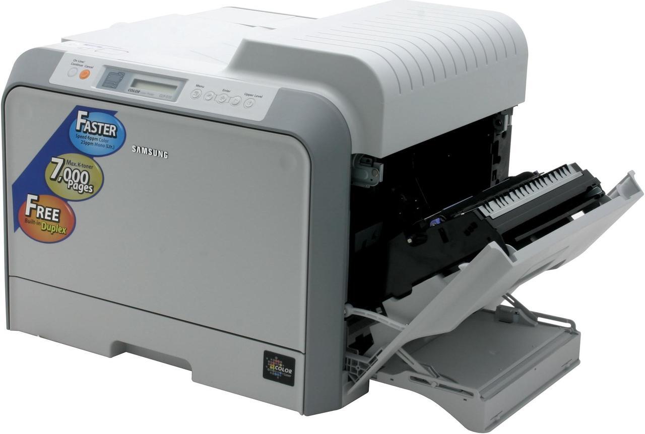 Alt view image 3 of 10 - Samsung CLP-510 Personal Up to 24 ppm 1200 x 1200 dpi Color Print Quality Color USB Laser Printer
