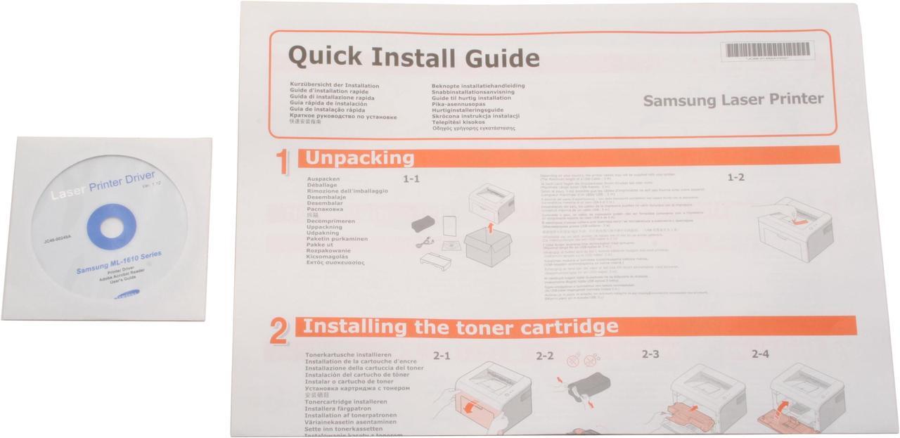 Alt view image 10 of 12 - Samsung ML-1610 Personal Up to 16 ppm Monochrome USB Laser Printer