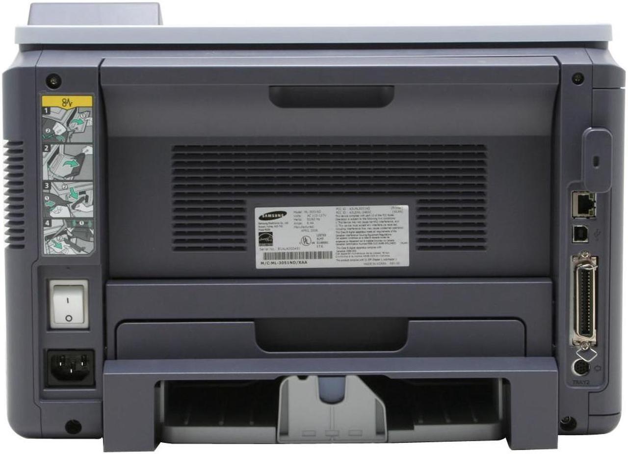 Alt view image 8 of 11 - SAMSUNG ML-3051ND Workgroup Up to 30 ppm Monochrome Laser Printer