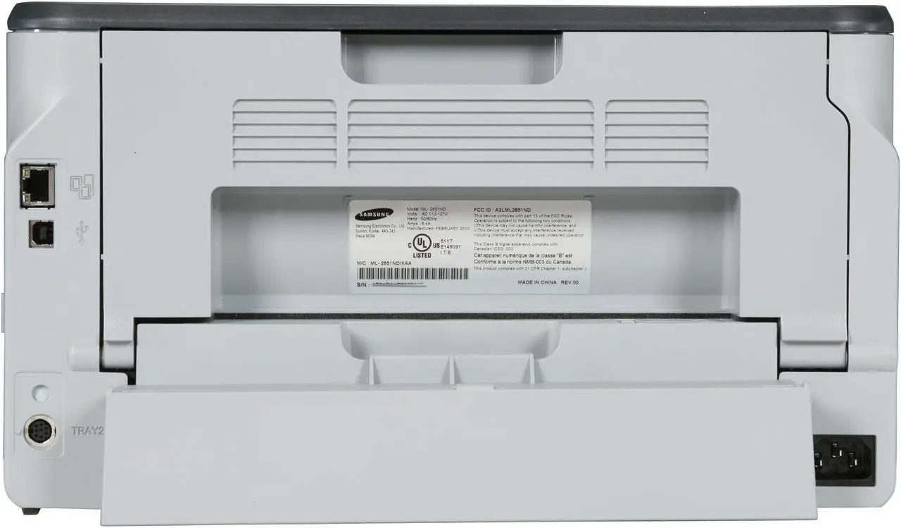 Alt view image 5 of 8 - SAMSUNG ML Series ML-2851ND Workgroup Up to 30 ppm Monochrome Laser Printer