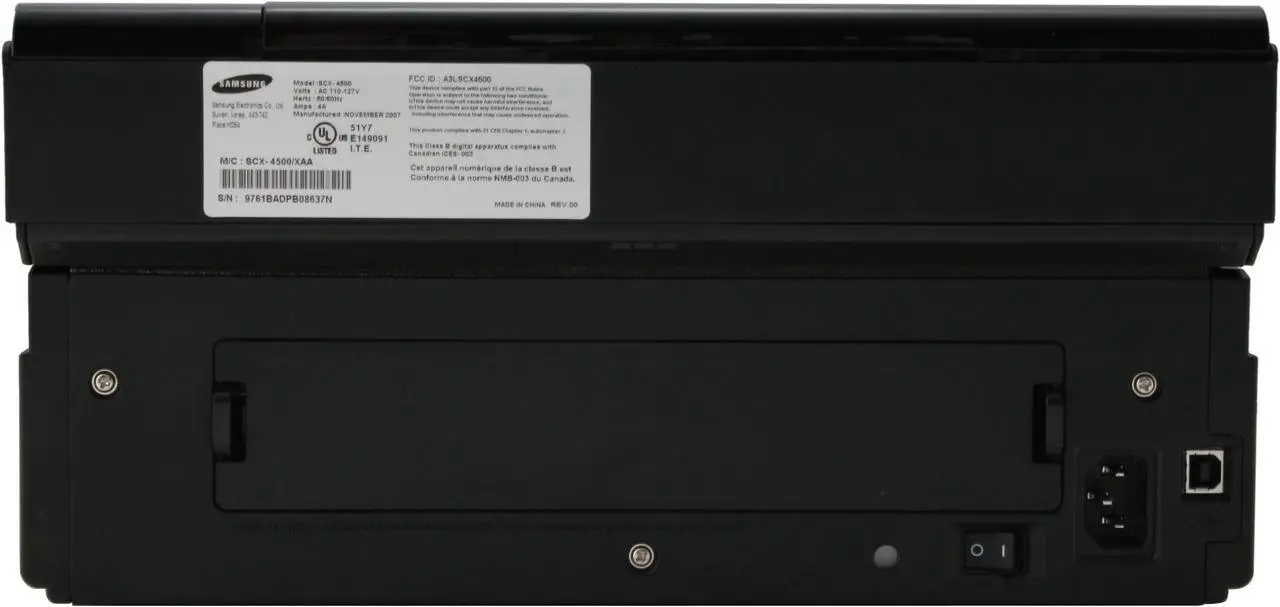 Alt view image 10 of 11 - Samsung SCX Series SCX-4500 MFC / All-In-One Up to 17 ppm Monochrome USB Laser Printer