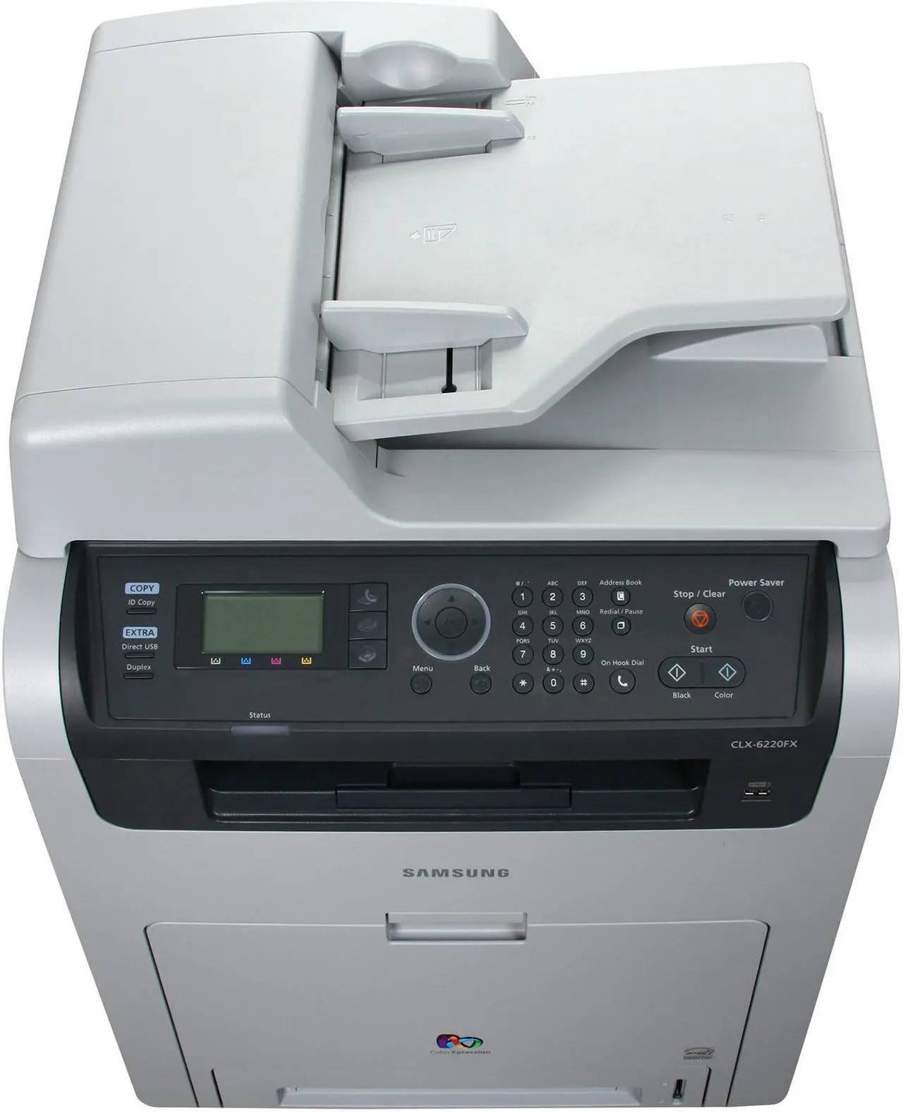 Alt view image 8 of 9 - Samsung CLX Series CLX-6220FX MFC / All-In-One Up to 20 ppm Color Ethernet (RJ-45) / USB Laser Printer
