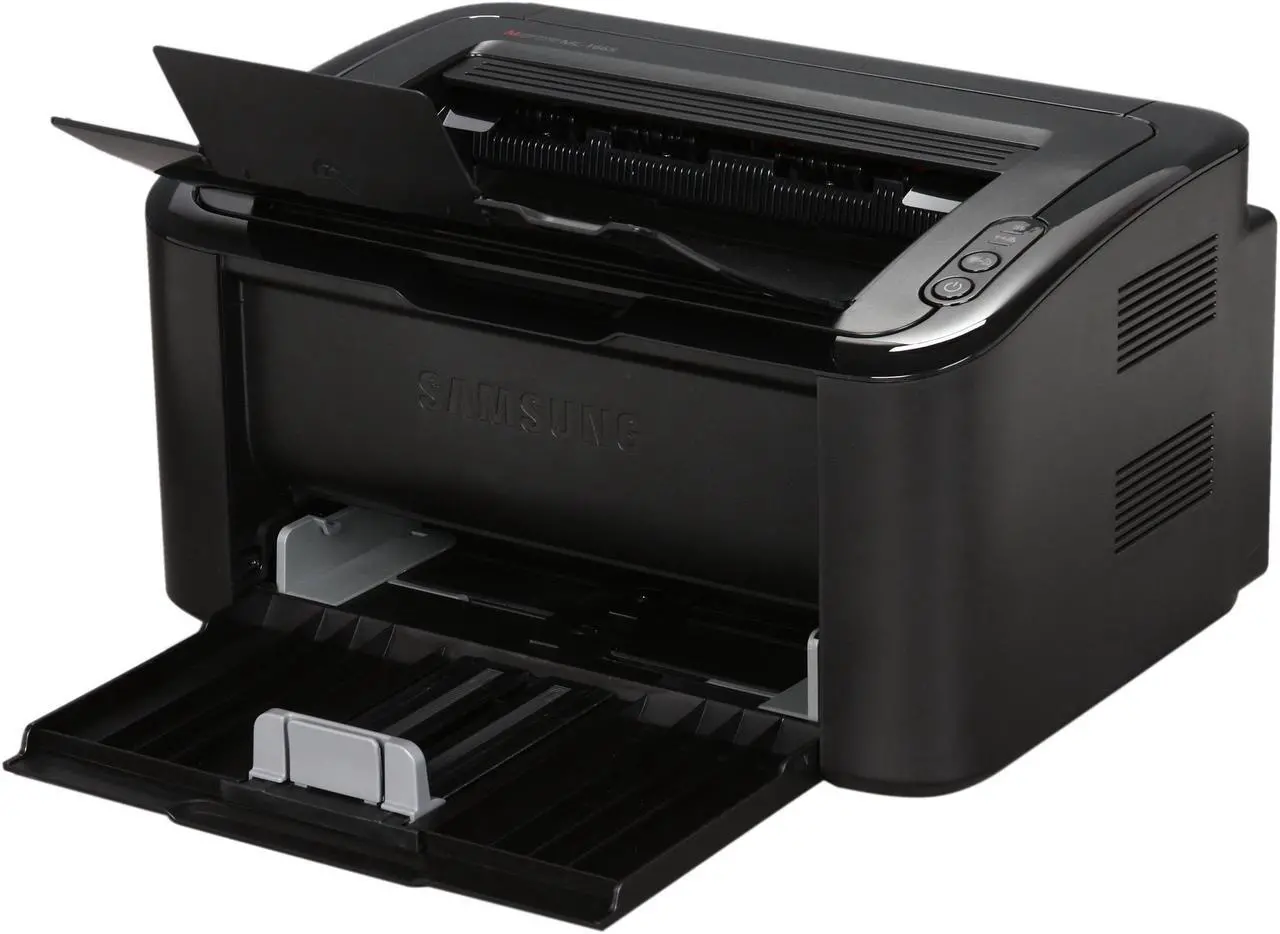 Alt view image 2 of 8 - Samsung ML Series ML-1665 Personal Up to 17 ppm Monochrome Laser Printer