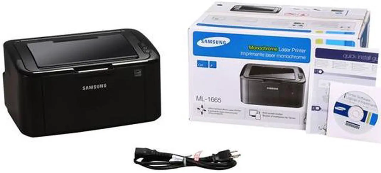 Alt view image 8 of 8 - Samsung ML Series ML-1665 Personal Up to 17 ppm Monochrome Laser Printer