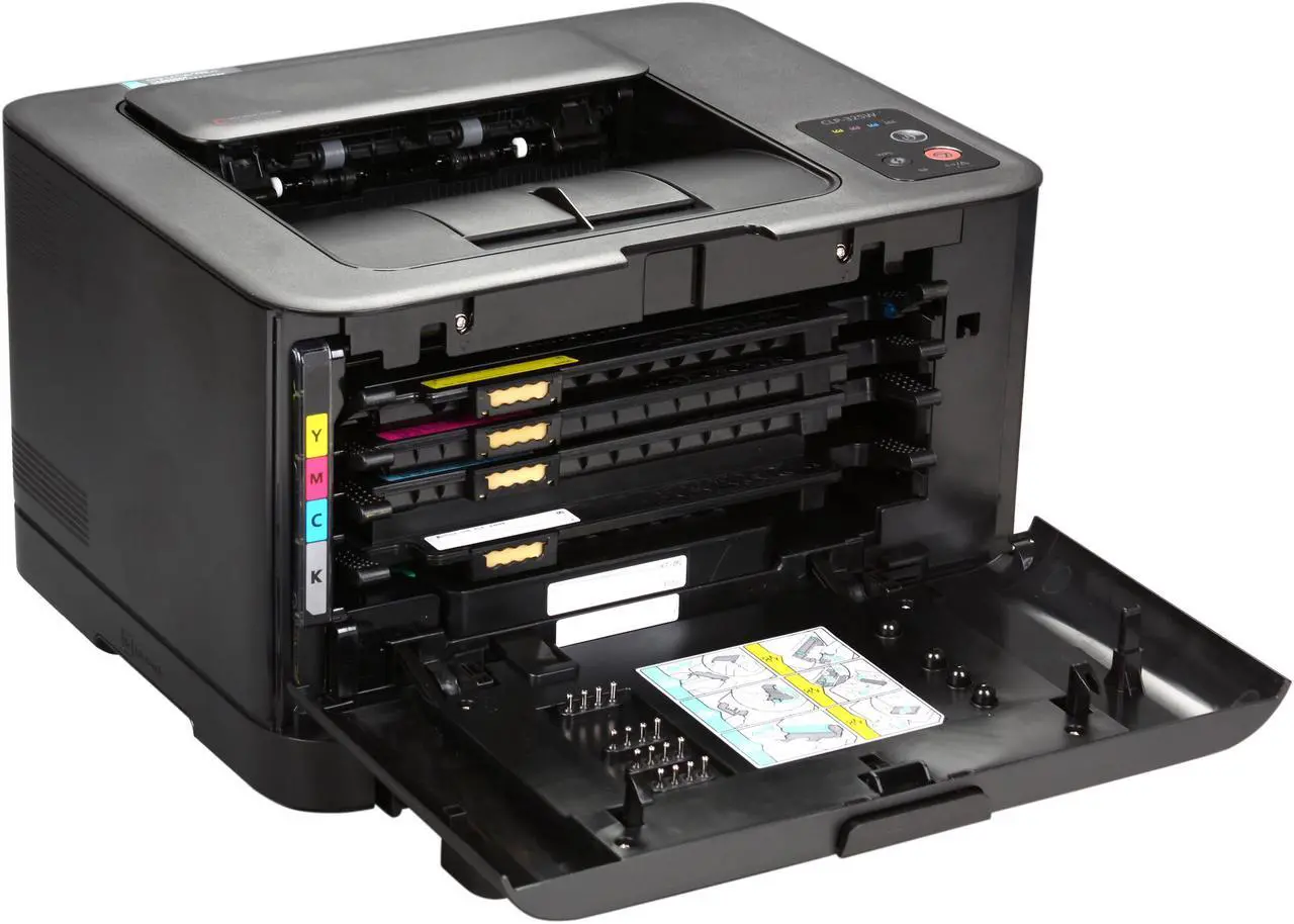 Alt view image 7 of 8 - Samsung CLP Series CLP-325W Workgroup Up to 17 ppm 2400 x 600 dpi Color Print Quality Color Ethernet (RJ-45) / USB / Wi-Fi Laser Printer
