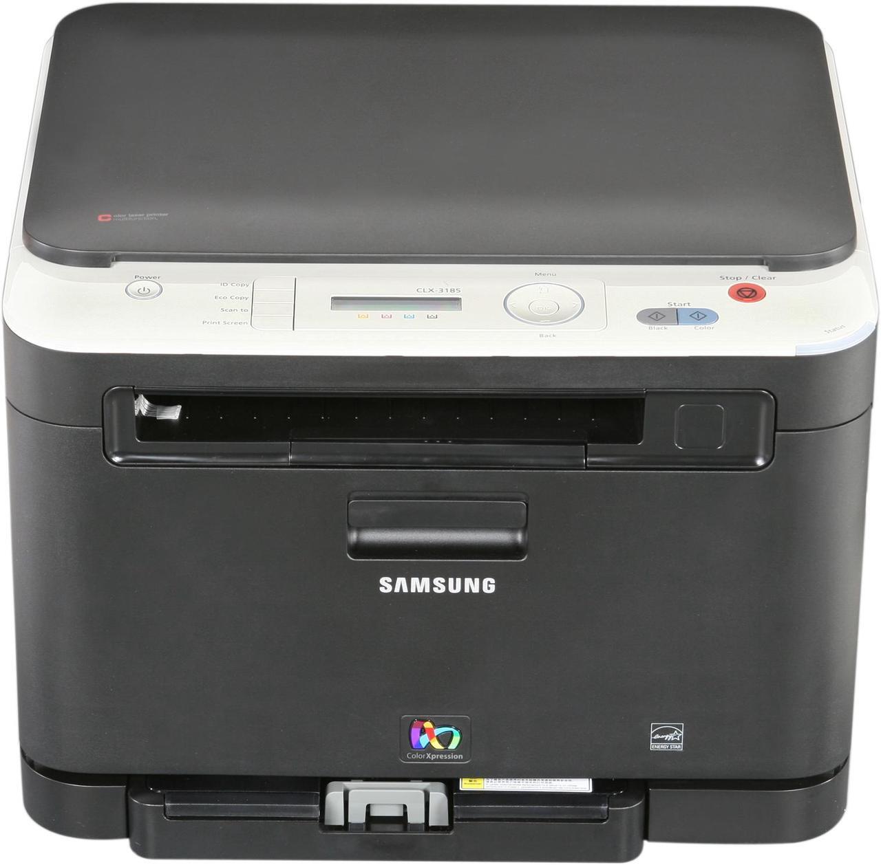Alt view image 5 of 12 - Samsung CLX-3185 MFC / All-In-One Up to 16 ppm in A4 (17 ppm in Letter) Speed 2400 x 600 dpi Color Print Quality Color USB Laser Printer