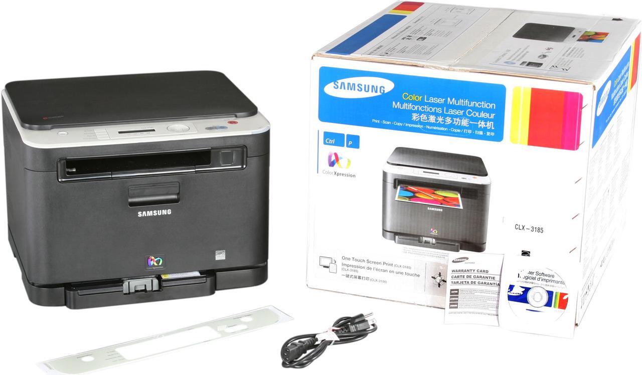 Alt view image 12 of 12 - Samsung CLX-3185 MFC / All-In-One Up to 16 ppm in A4 (17 ppm in Letter) Speed 2400 x 600 dpi Color Print Quality Color USB Laser Printer