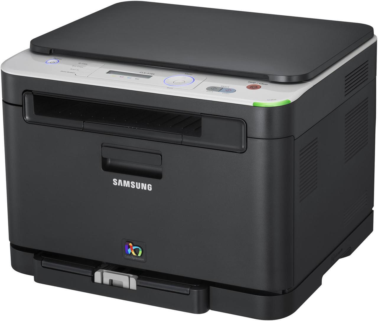 Main image of Samsung CLX-3185 MFC / All-In-One Up to 16 ppm in A4 (17 ppm in Letter) Speed 2400 x 600 dpi Color Print Quality Color USB Laser Printer