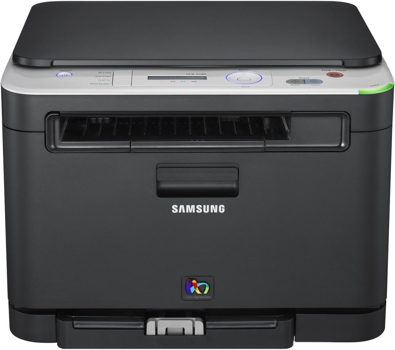 Alt view image 2 of 12 - Samsung CLX-3185 MFC / All-In-One Up to 16 ppm in A4 (17 ppm in Letter) Speed 2400 x 600 dpi Color Print Quality Color USB Laser Printer