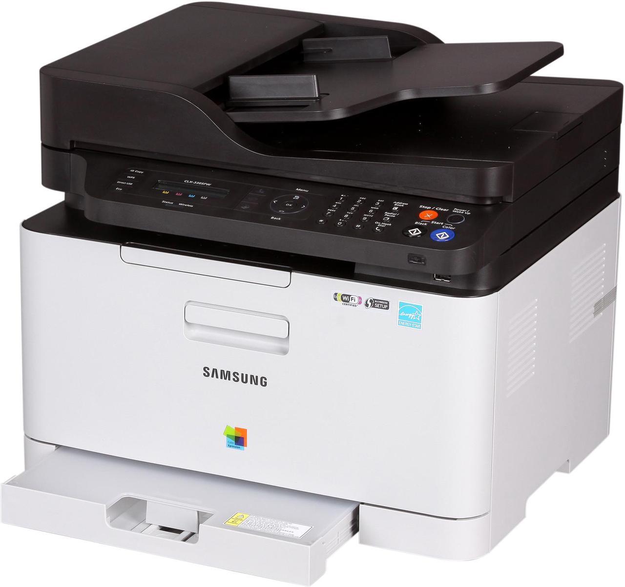 Main image of Samsung CLX Series CLX-3305FW MFC / All-In-One Up to 19 ppm 2400 x 600 dpi Color Print Quality Color USB / Wi-Fi Laser Printer