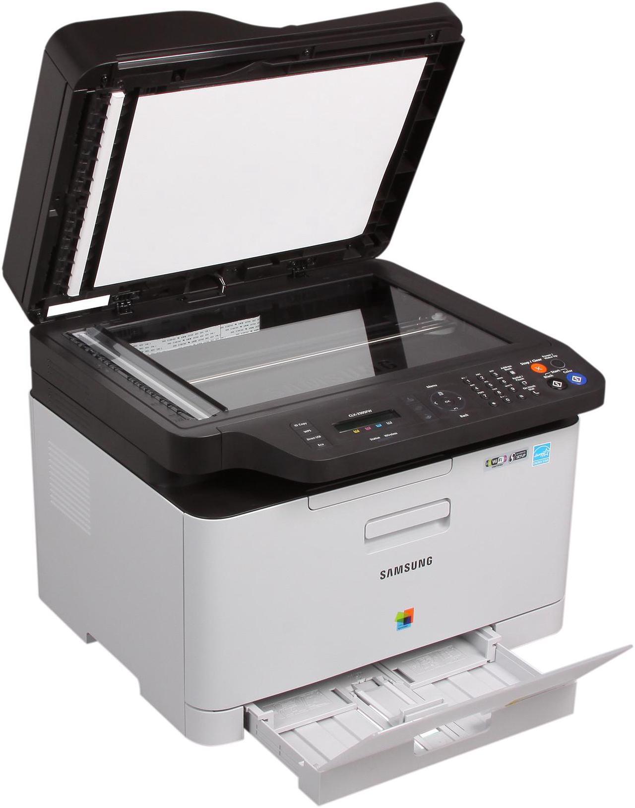 Alt view image 6 of 8 - Samsung CLX Series CLX-3305FW MFC / All-In-One Up to 19 ppm 2400 x 600 dpi Color Print Quality Color USB / Wi-Fi Laser Printer