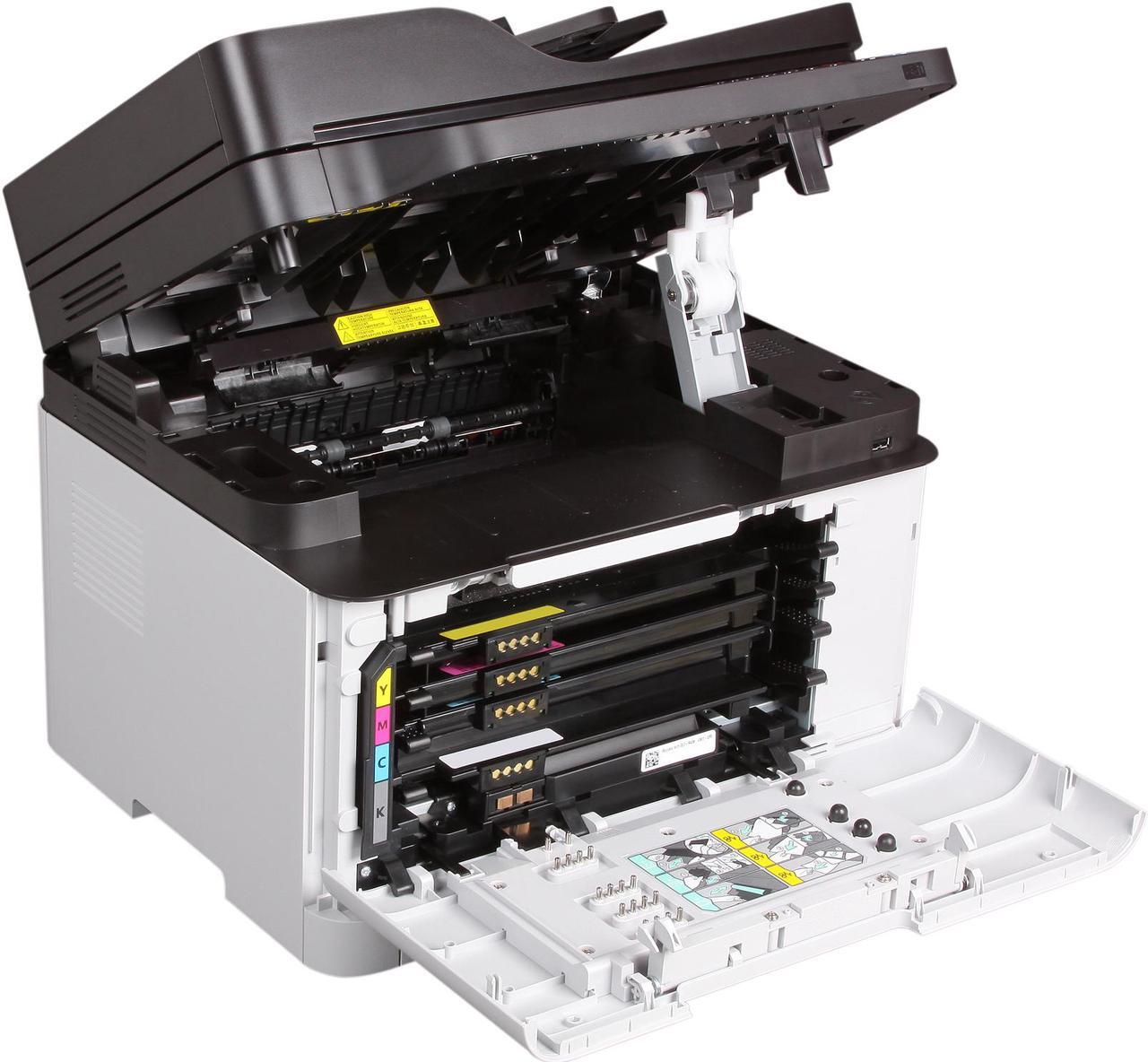 Alt view image 7 of 8 - Samsung CLX Series CLX-3305FW MFC / All-In-One Up to 19 ppm 2400 x 600 dpi Color Print Quality Color USB / Wi-Fi Laser Printer