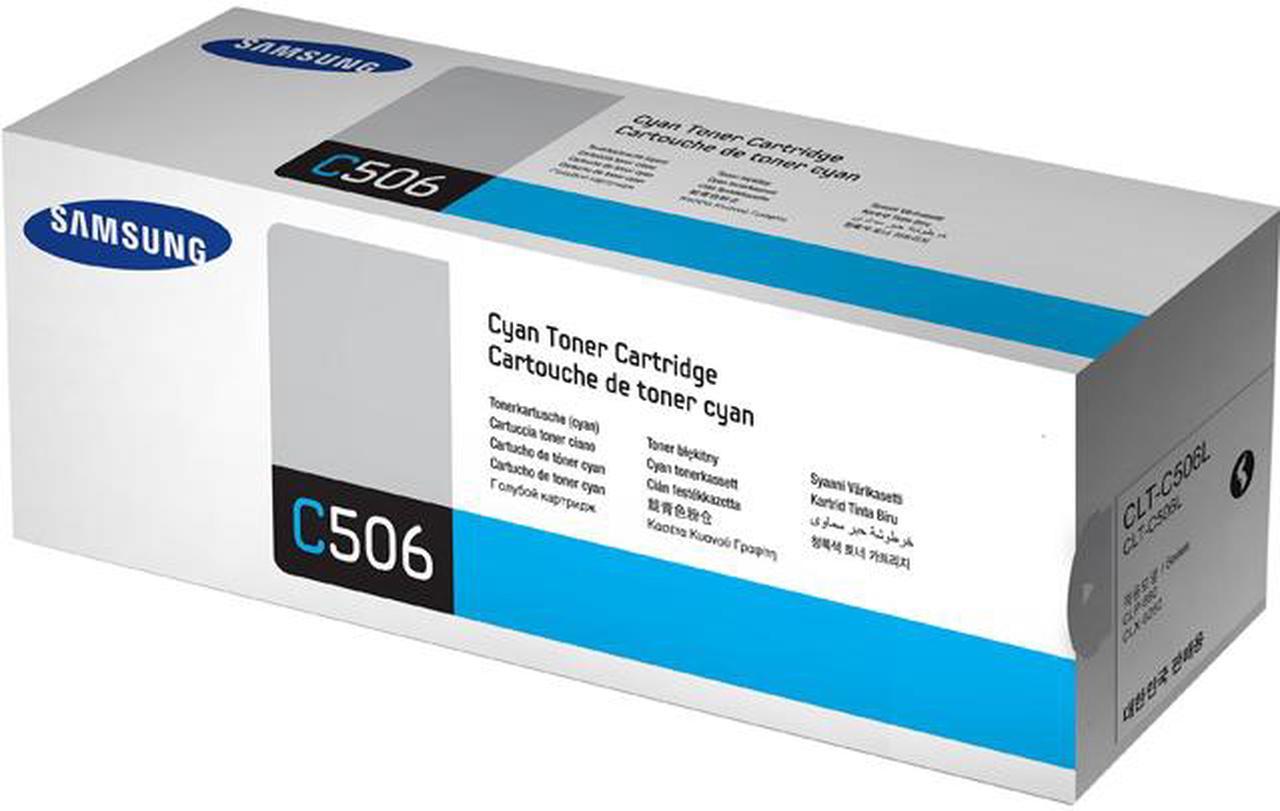 Samsung CLT-C506L High Yield Toner Cartridge - Cyan