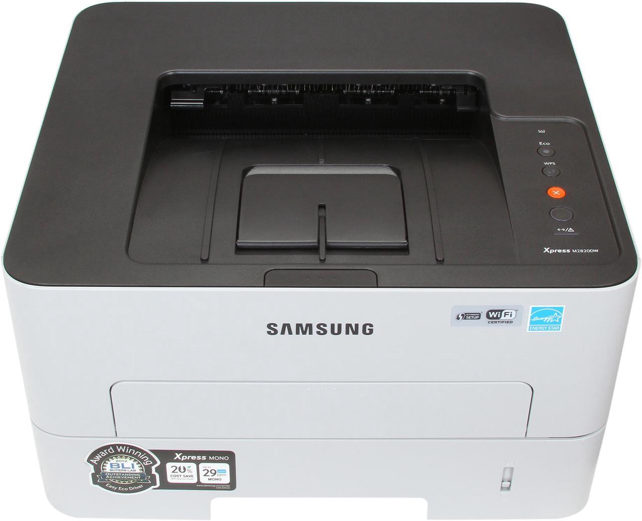 Alt view image 3 of 8 - Samsung SL-M2820DW Up to 29 ppm Monochrome Ethernet (RJ-45) / USB / Wi-Fi Laser Printer