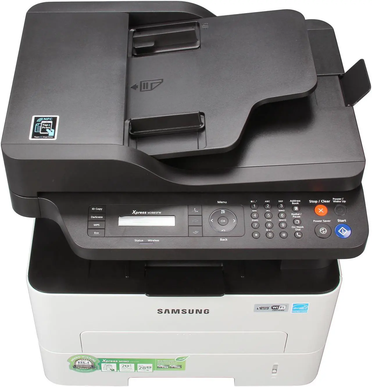 Alt view image 7 of 9 - HP Samsung SL-M2885FW Wireless Monochrome Multifunction Laser Printer