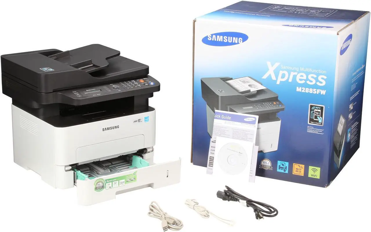 Alt view image 10 of 9 - HP Samsung SL-M2885FW Wireless Monochrome Multifunction Laser Printer