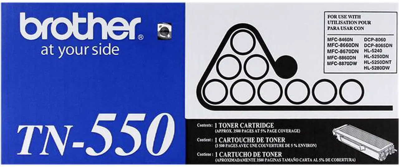 Main image of Brother TN550 Toner Cartridge - Black