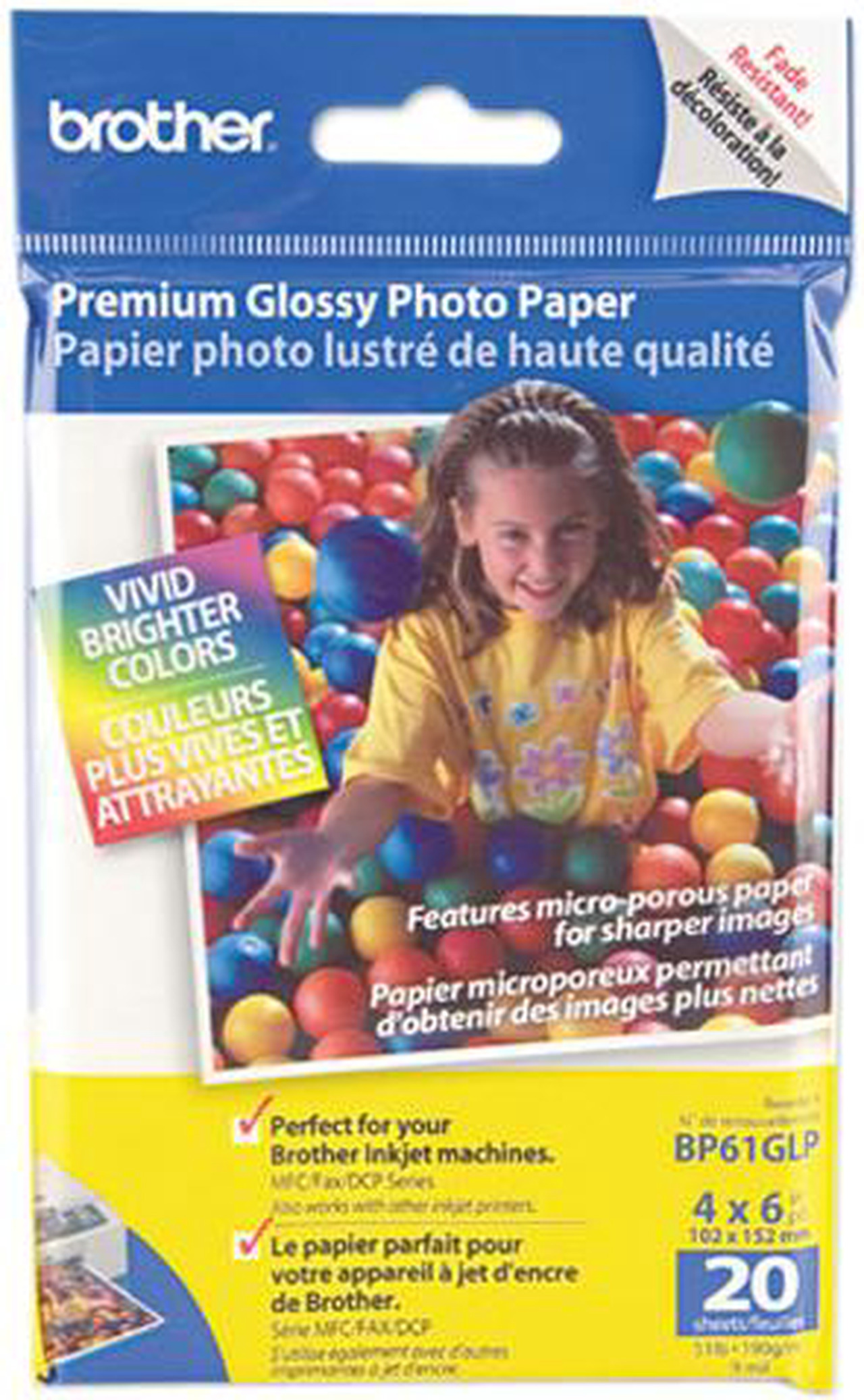 brother Innobella BP61GLP Premium Glossy Photo Paper - Newegg.com