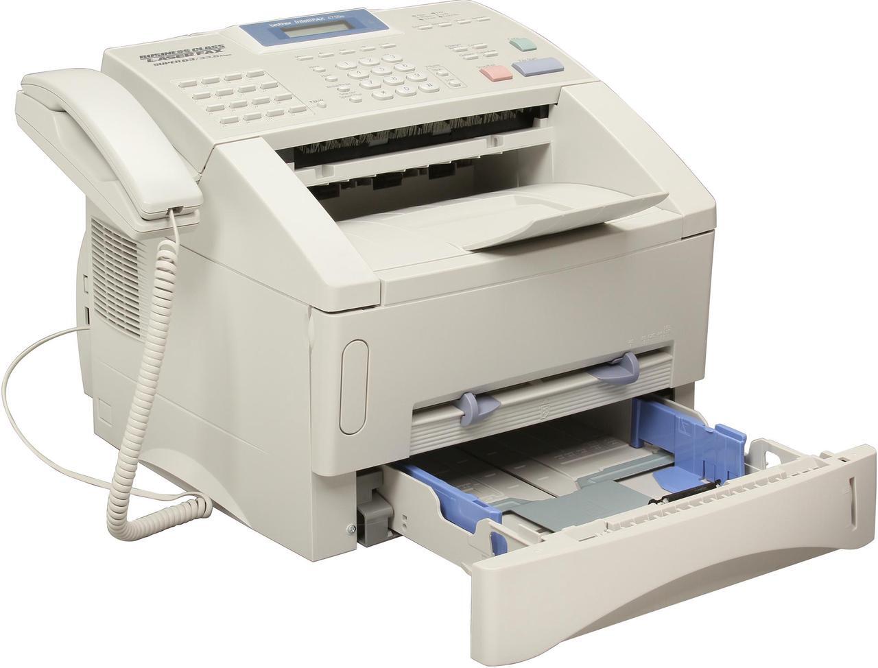Alt view image 7 of 8 - Brother IntelliFAX FAX4750E (4750E) 33.6Kbps B/W Laser Technology High Speed Business Class Fax / Phone / Copier