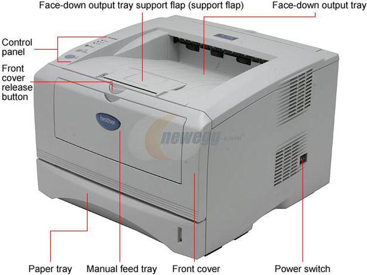 Alt view image 3 of 10 - Brother HL Series HL-5140 Personal Up to 21 ppm Monochrome LPT / USB Laser Printer