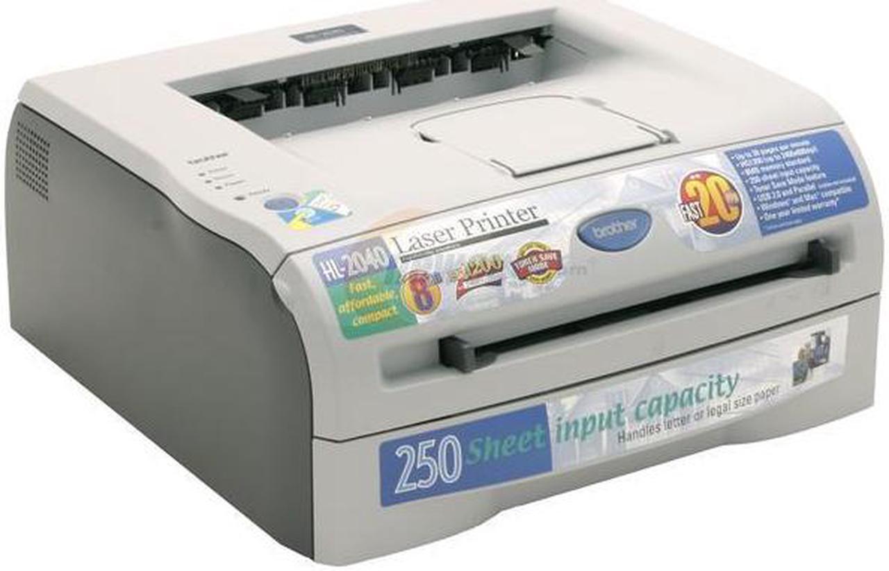 Alt view image 4 of 10 - Brother HL Series HL-2040 Personal Up to 20 ppm Monochrome LPT / USB Laser Printer