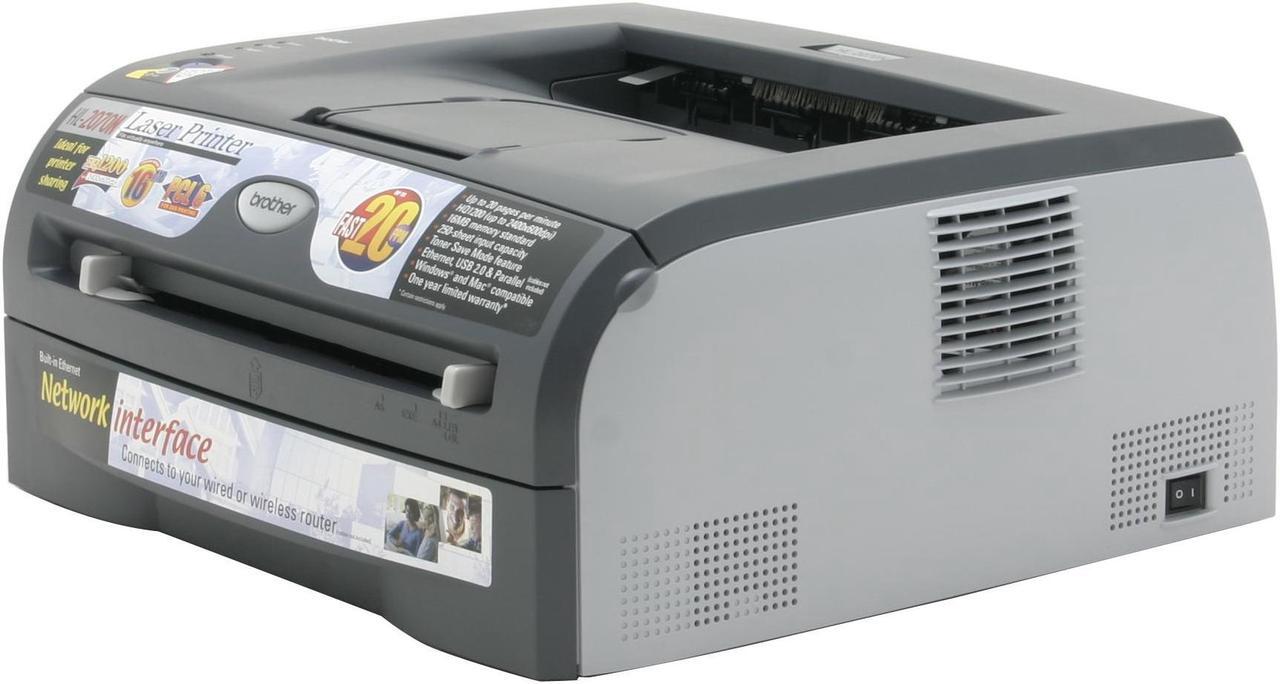 Main image of Brother HL Series HL-2070N Workgroup Up to 20 ppm Monochrome Ethernet (RJ-45) / LPT / USB Laser Printer