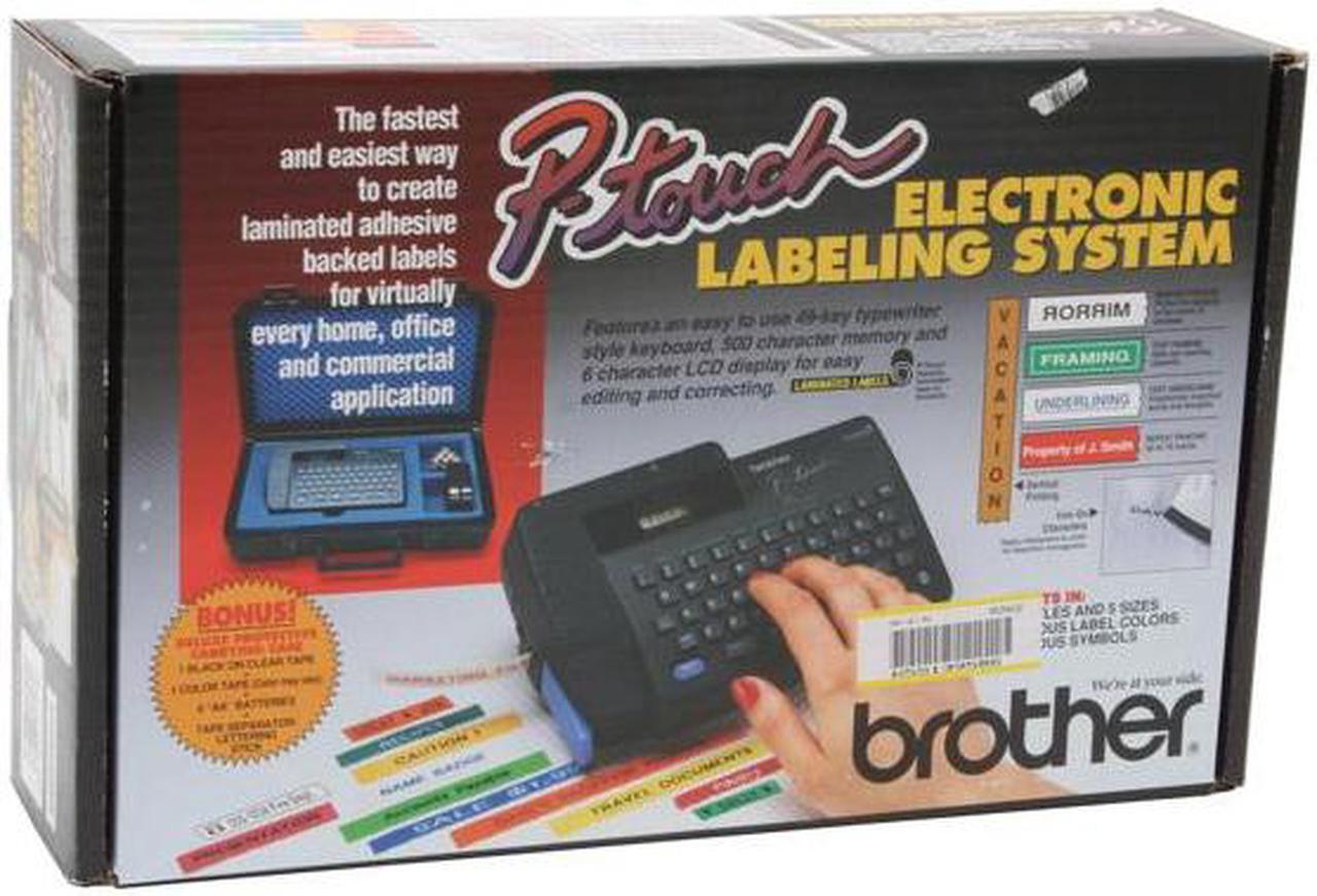 Alt view image 7 of 7 - Brother P-Touch PT-15 Thermal Transfer 30 mm/sec. 180 dpi Electronic Labeling System