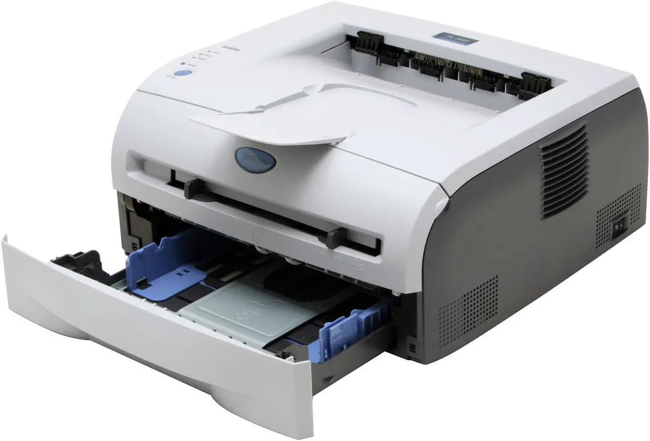 Alt view image 4 of 13 - Brother HL Series HL-2040 Personal Up to 20 ppm Monochrome LPT / USB Laser Printer