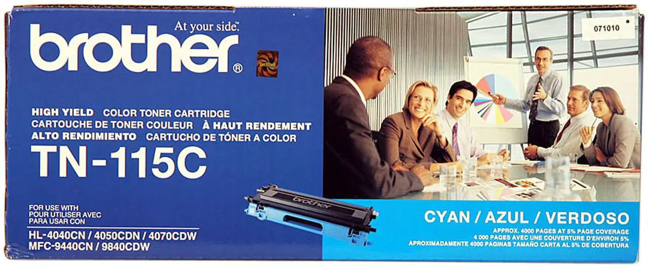 Alt view image 2 of 3 - Brother TN115C High Yield Toner Cartridge - Cyan