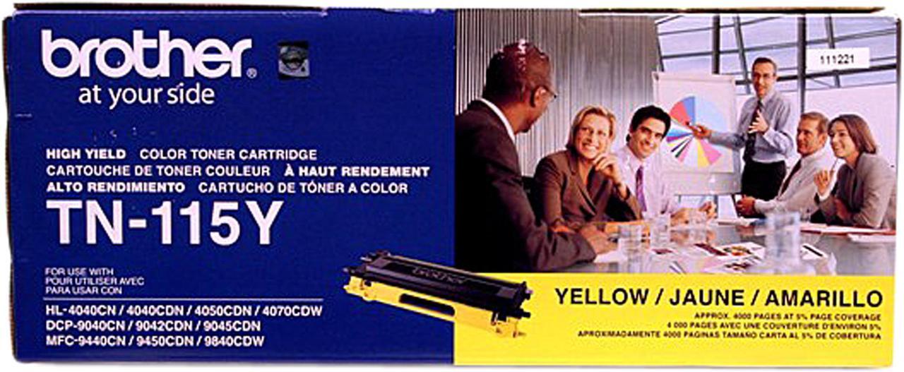 Alt view image 2 of 3 - Brother TN115Y High Yield Toner Cartridge - Yellow