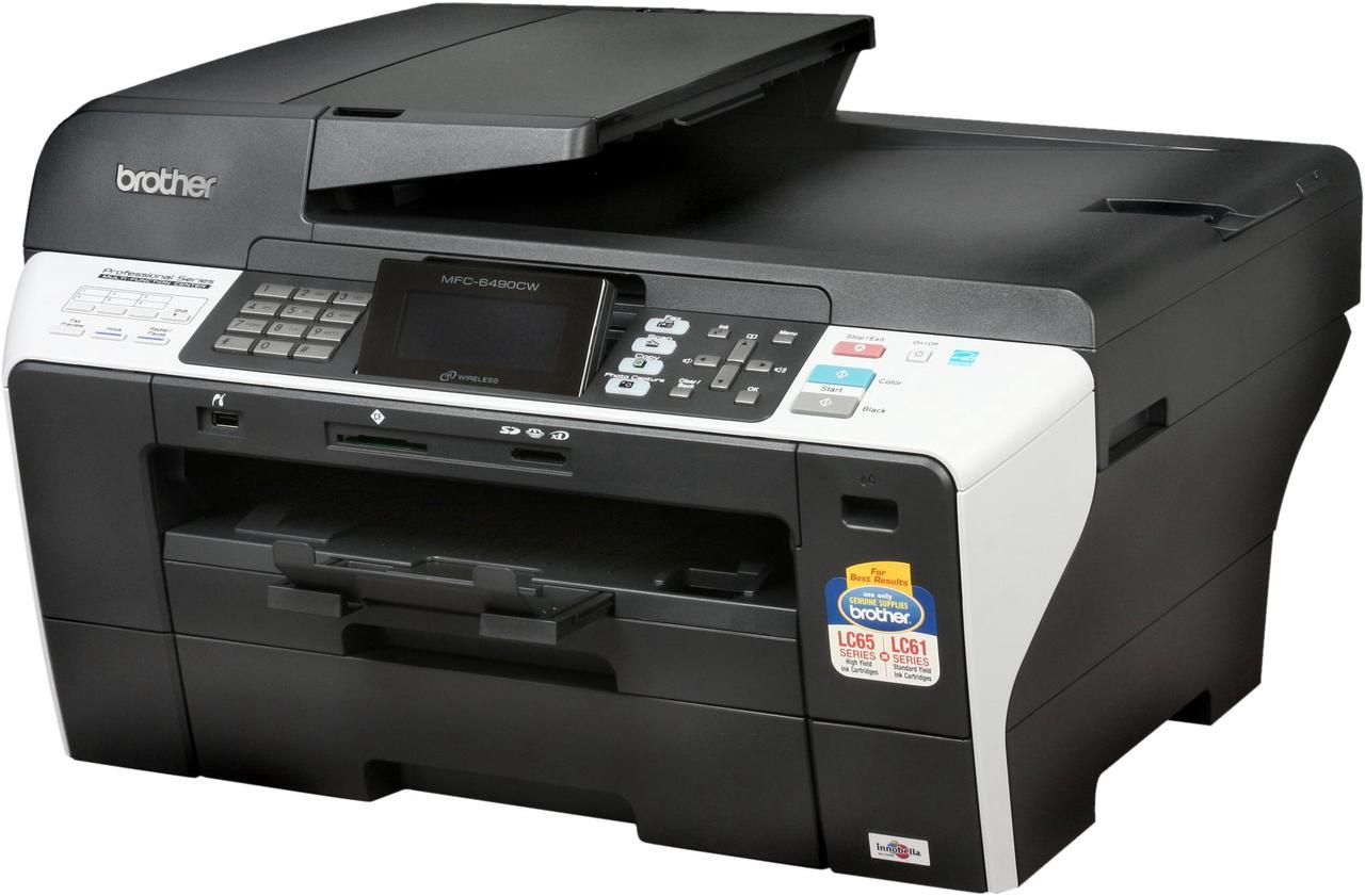 Brother Professional Series MFC-6490CW Inkjet All-in-One Printer with up to 11" x 17" Printing and Dual Paper Trays