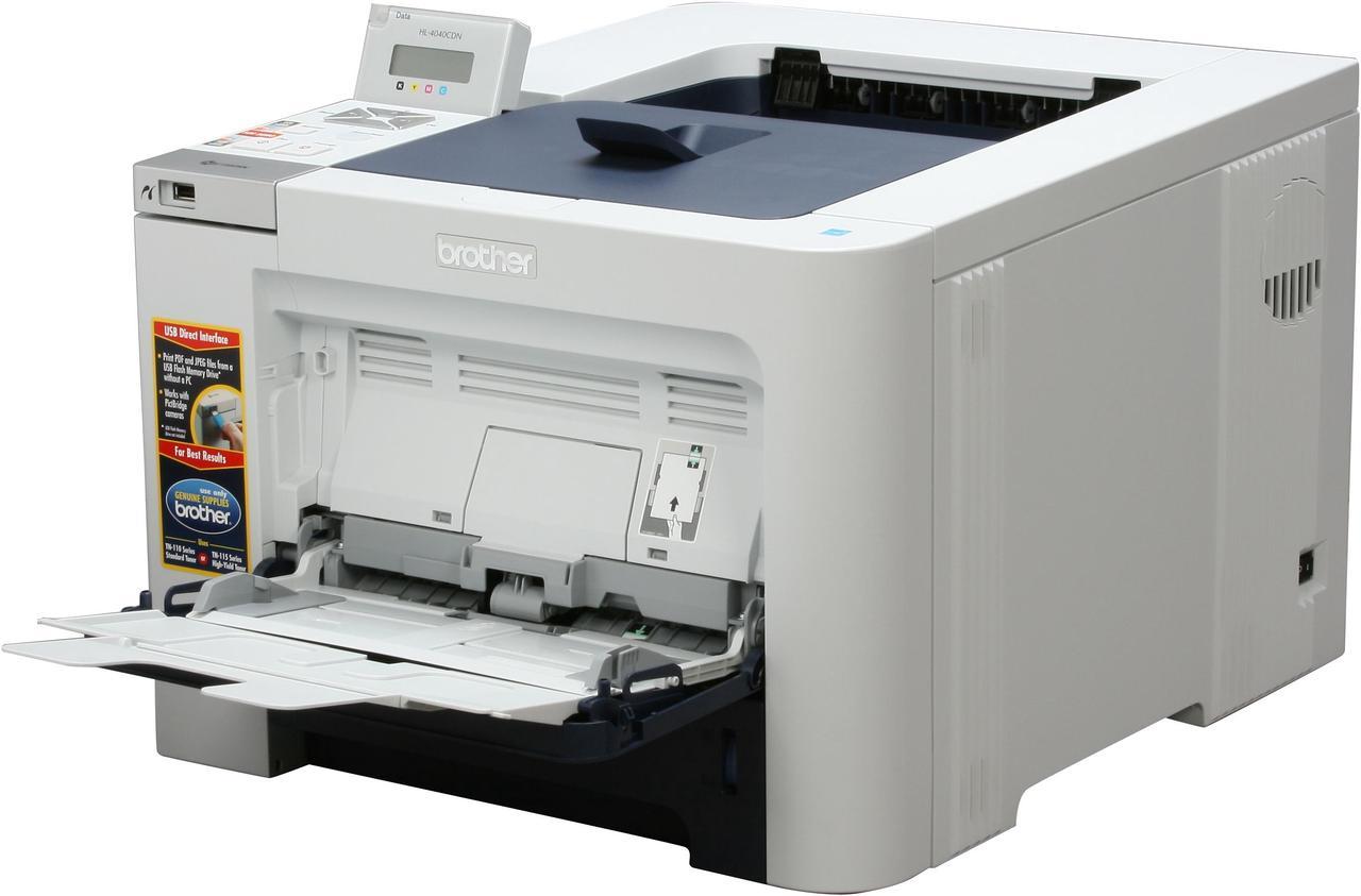 Brother HL Series HL-4040cdn Workgroup Up to 21 ppm 2400 x 600 dpi Color Print Quality Color Ethernet (RJ-45) / USB Laser Printer