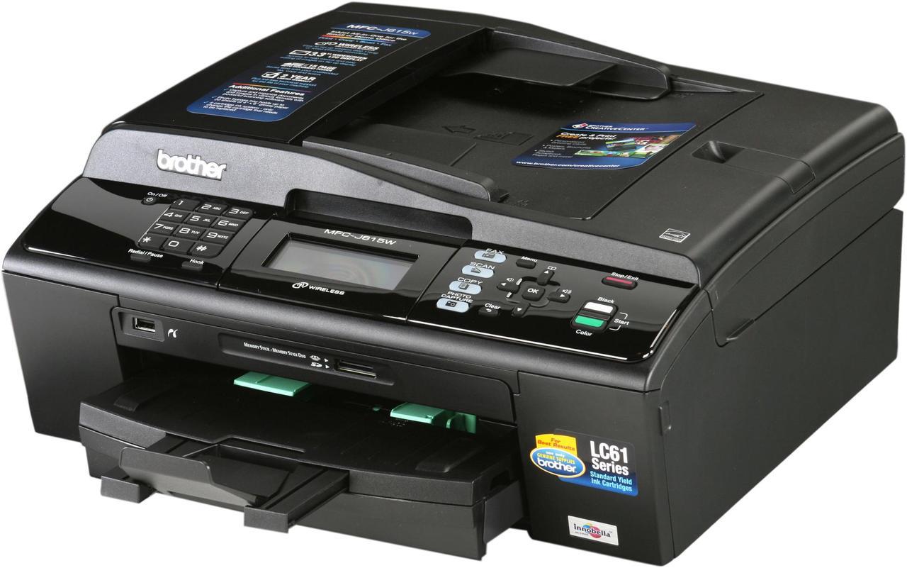 Brother Professional Series MFC-J615W Inkjet All-in-One Printer with up to 8.5" x 11" Duplex Printing