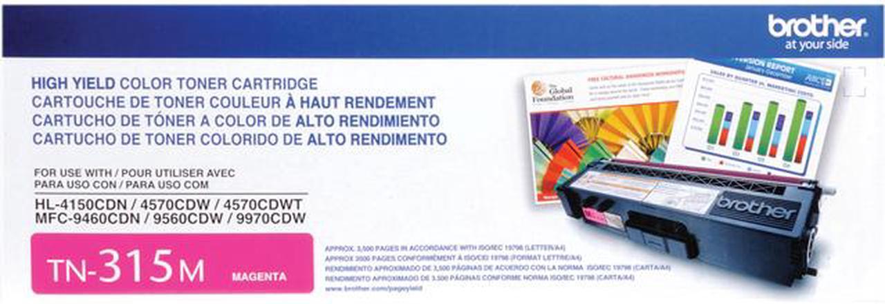 Main image of Brother TN315M High Yield Toner Cartridge - Magenta