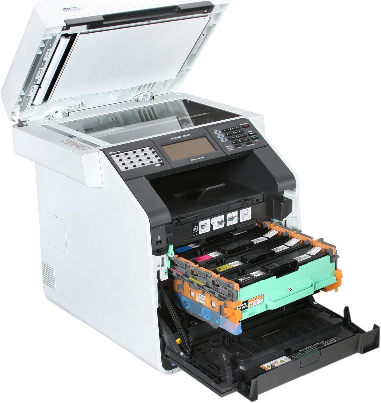 Alt view image 7 of 9 - Brother MFC-9970CDW Wireless Color Multifunction Laser Printer