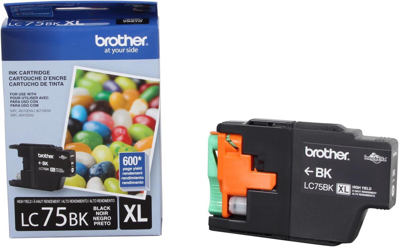 Alt view image 6 of 6 - Brother LC75BK High Yield Innobella Ink Cartridge - Black