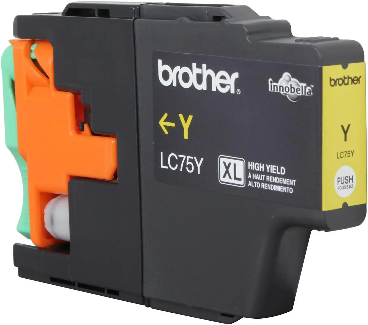 Alt view image 2 of 6 - Brother LC75Y High Yield Innobella Ink Cartridge - Yellow