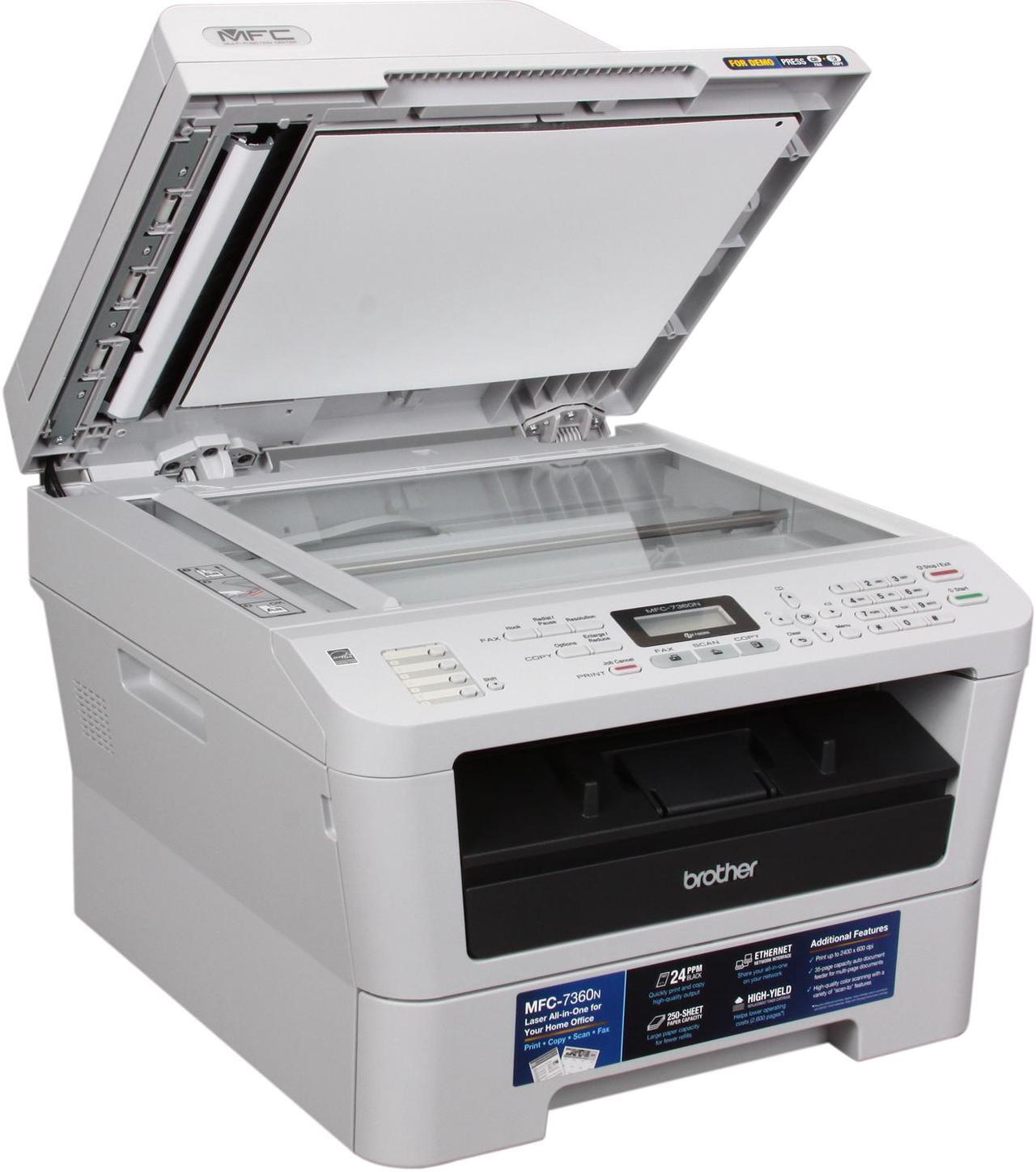Alt view image 6 of 8 - Brother MFC-7360N Monochrome Multifunction Laser Printer