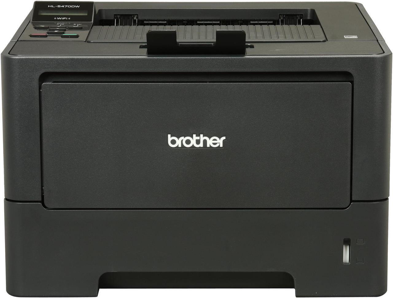 Alt view image 2 of 8 - Brother HL-5470DW High Speed Single Function Laser Printer with Wireless Networking and Duplex Printing