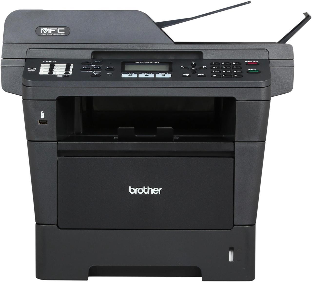 Alt view image 2 of 9 - Brother MFC-8910DW High Speed All-In-One Laser Printer with Wireless Networking and Advanced Duplex Printing