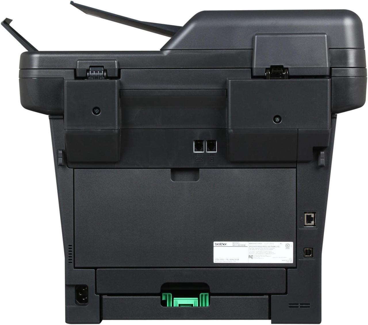 Alt view image 4 of 9 - Brother MFC-8910DW High Speed All-In-One Laser Printer with Wireless Networking and Advanced Duplex Printing