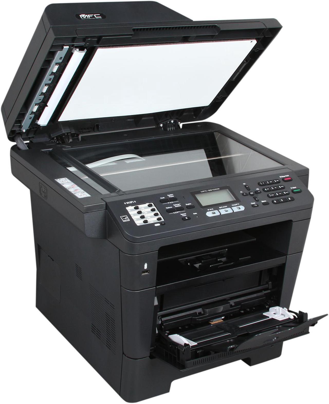 Alt view image 6 of 9 - Brother MFC-8910DW High Speed All-In-One Laser Printer with Wireless Networking and Advanced Duplex Printing