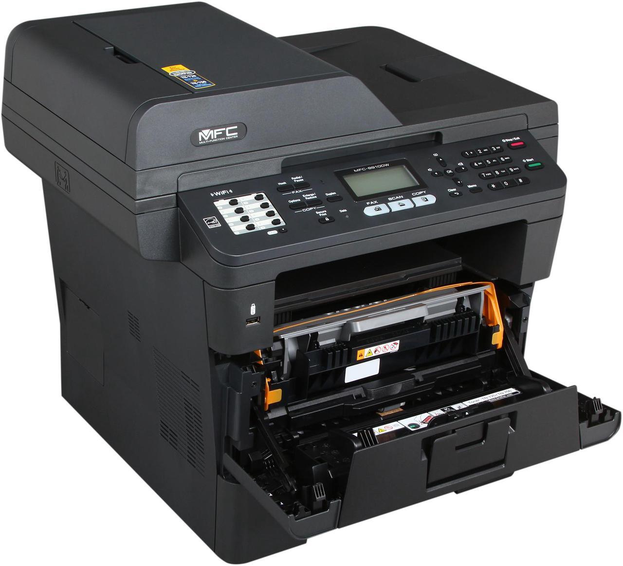 Alt view image 7 of 9 - Brother MFC-8910DW High Speed All-In-One Laser Printer with Wireless Networking and Advanced Duplex Printing